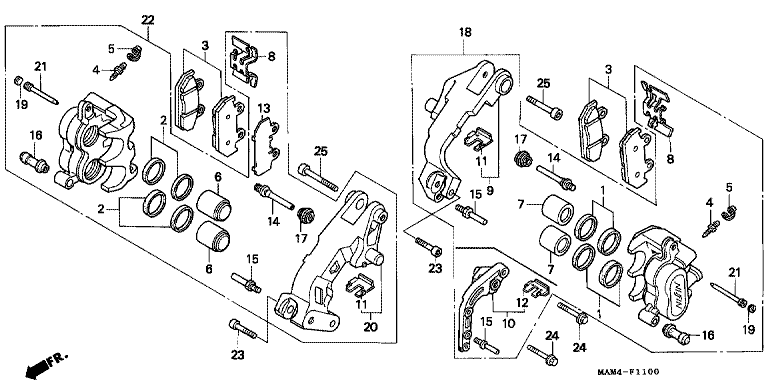 FRONT BRAKE CALIPER