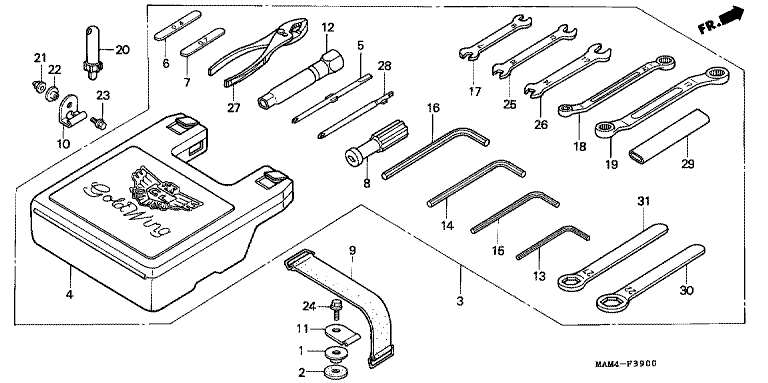 TOOLS (GL1500A,SE)