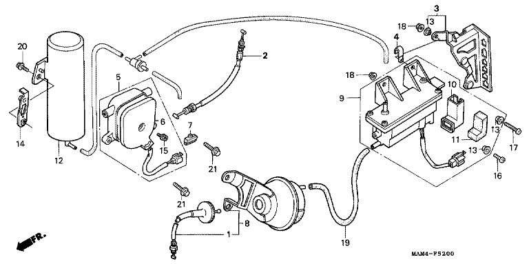 CRUISE VALVE (GL1500A,SE)