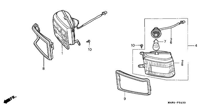 CORNERING LAMP (GL1500SE)