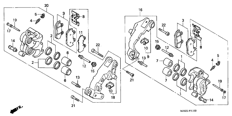 FRONT BRAKE CALIPER