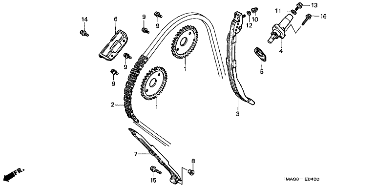 CAM CHAIN/TENSIONER