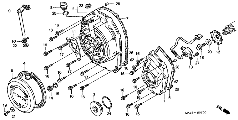 RIGHT CRANKCASE COVER
