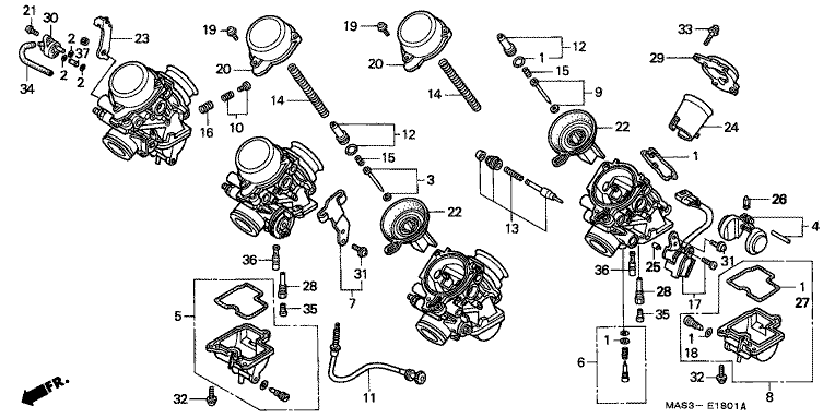 CARBURETOR (COMPONENT PARTS)