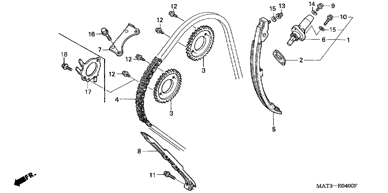 CAM CHAIN/TENSIONER
