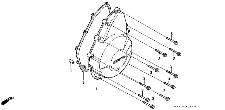 LEFT CRANKCASE COVER