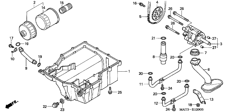 OIL PUMP/OIL PAN/ OIL FILTER