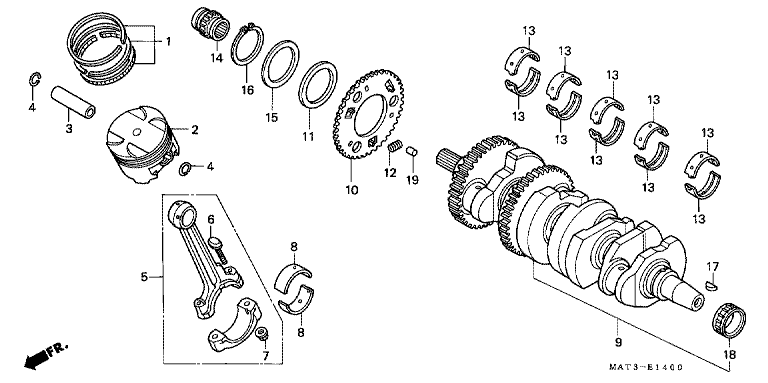 CRANKSHAFT/PISTON