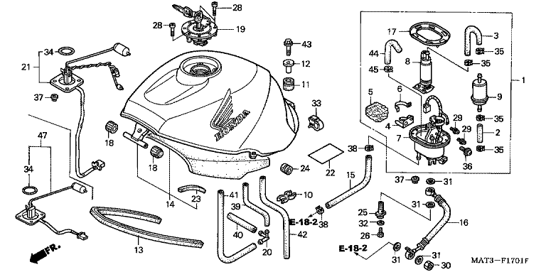 FUEL TANK (X/Y/1/2/3/4)
