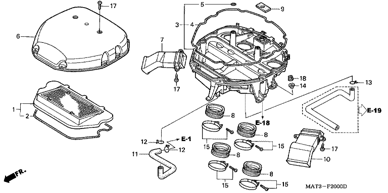 AIR CLEANER (V/W)