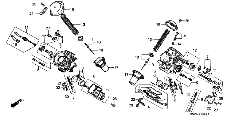 CARBURETOR (COMPONENT PARTS)