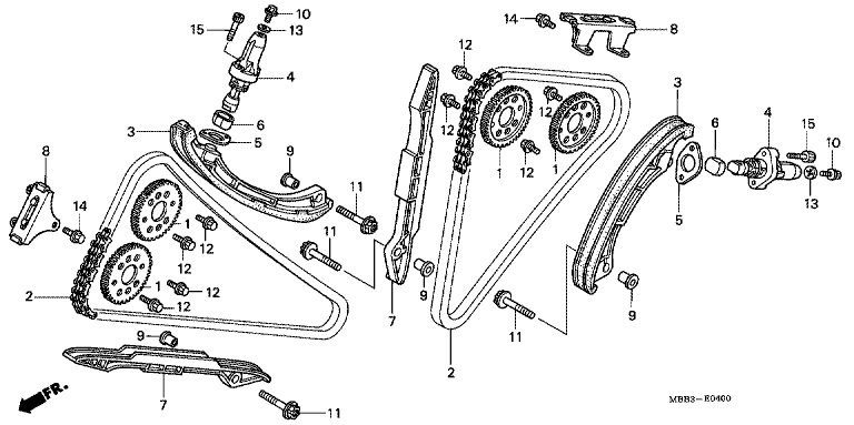 CAM CHAIN/TENSIONER