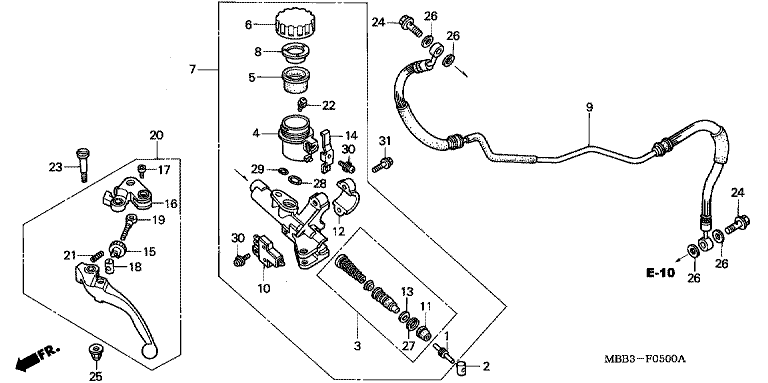 CLUTCH MASTER CYLINDER