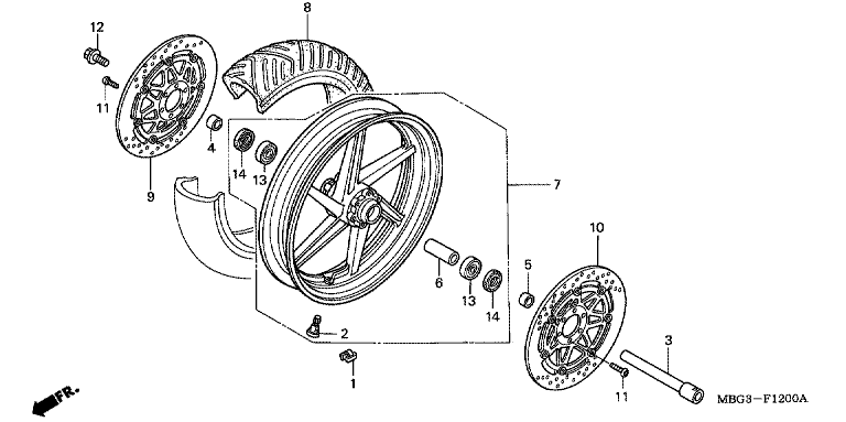 FRONT WHEEL