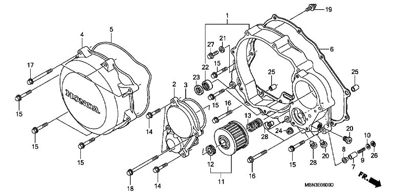 RIGHT CRANKCASE COVER