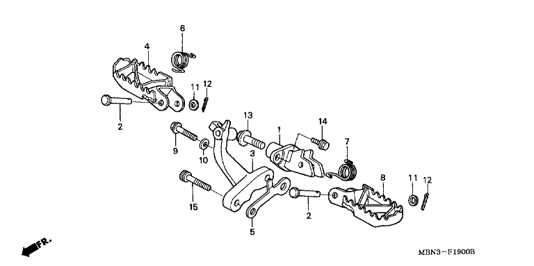 FOOTPEG/FOOTREST