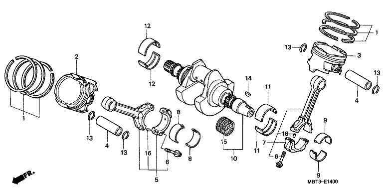 CRANKSHAFT/PISTON