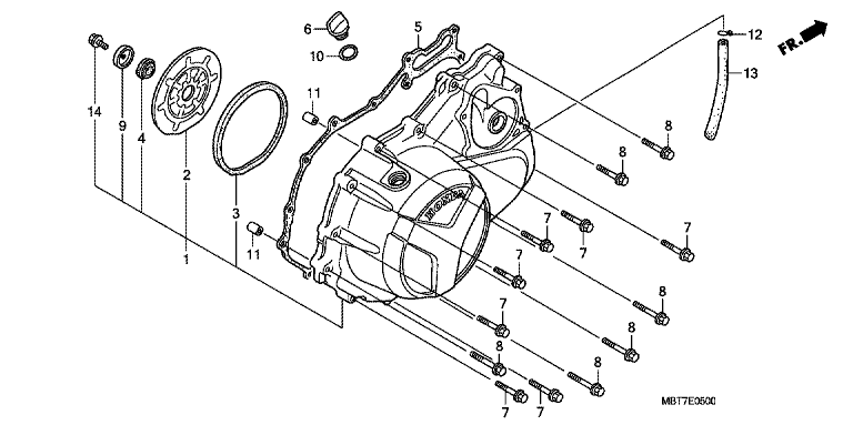 RIGHT CRANKCASE COVER