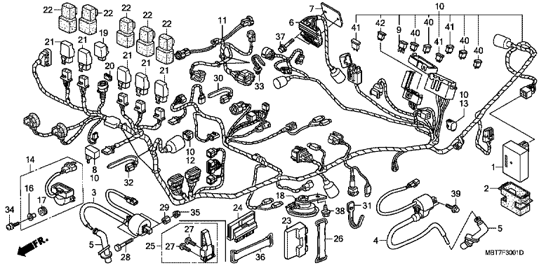 WIRE HARNESS (XL1000VA)