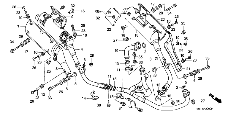 EXHAUST MUFFLER
