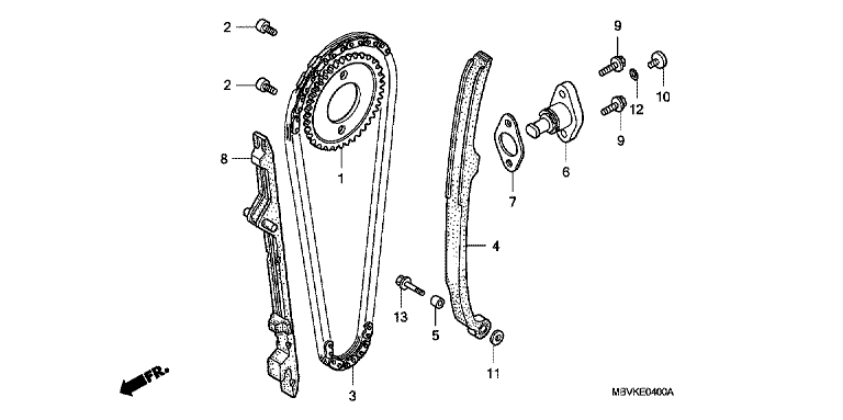 CAM CHAIN/TENSIONER