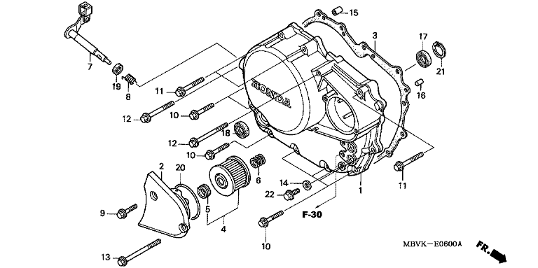 RIGHT CRANKCASE COVER