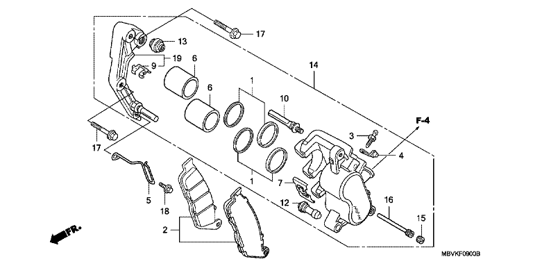 FRONT BRAKE CALIPER