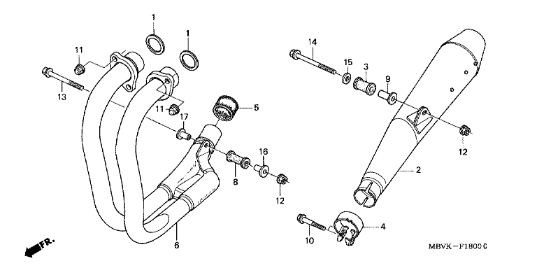 EXHAUST MUFFLER