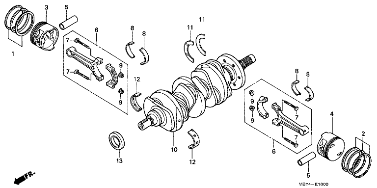 CRANKSHAFT/PISTON