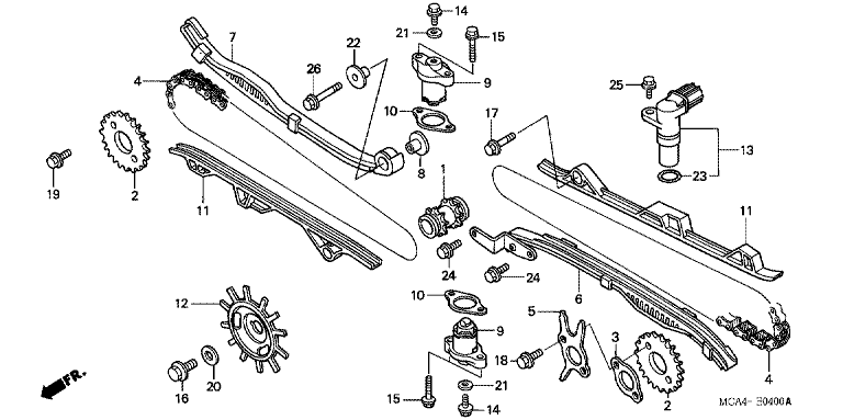 CAM CHAIN/TENSIONER