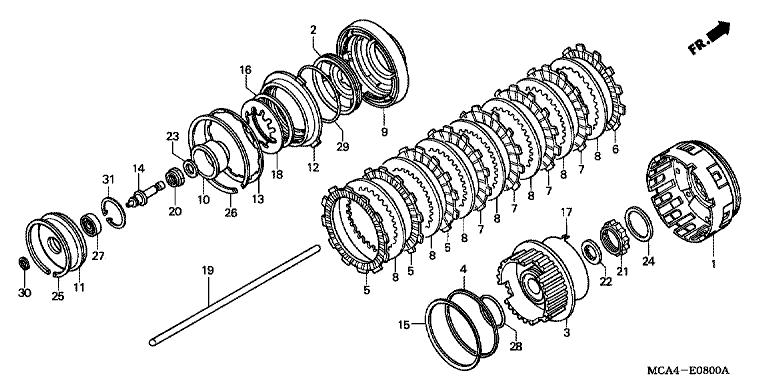 CLUTCH (GL1800A1/A2/A3)