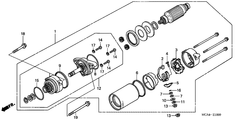 STARTING MOTOR