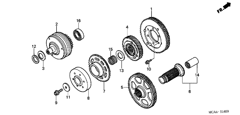PRIMARY DRIVE GEAR