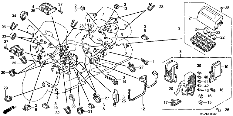 WIRE HARNESS (GL18009/A)
