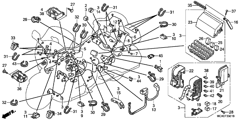 WIRE HARNESS (GL1800C/D/E/F/G/H)