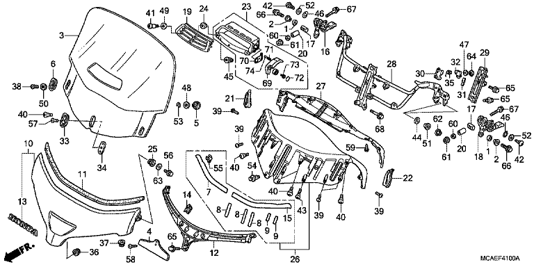 WINDSCREEN (GL18009/A)
