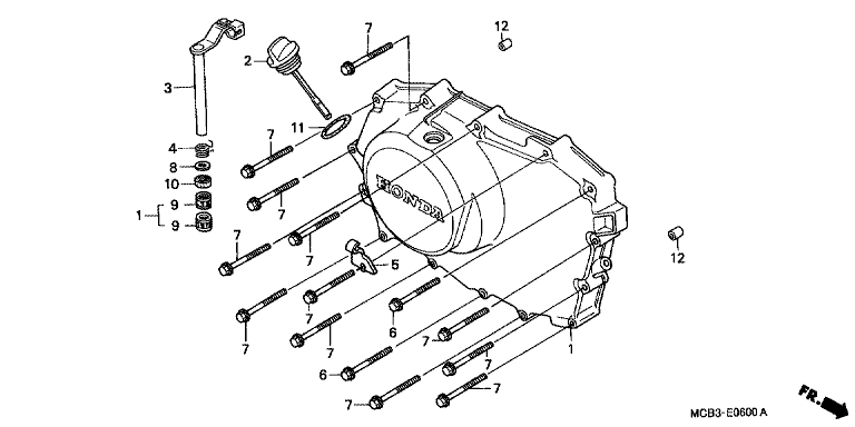 RIGHT CRANKCASE COVER