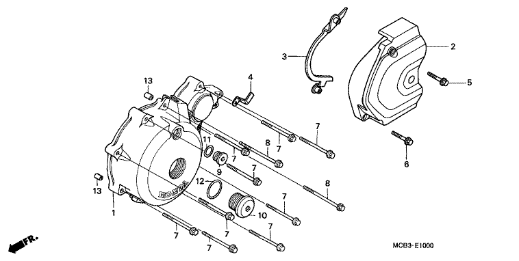 LEFT CRANKCASE COVER
