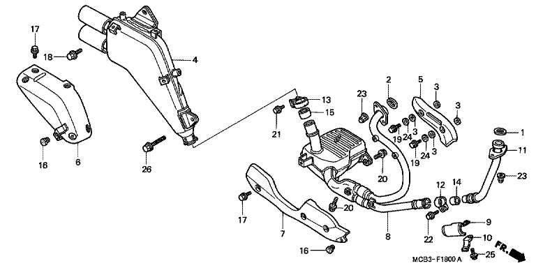 EXHAUST MUFFLER