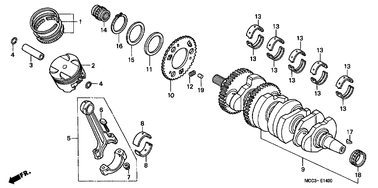 CRANKSHAFT/PISTON