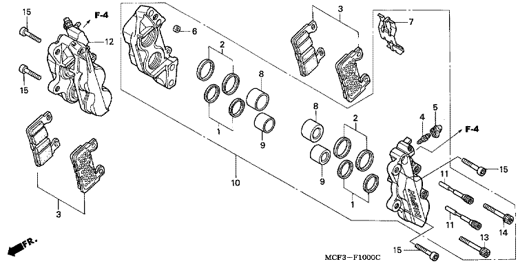 FRONT BRAKE CALIPER