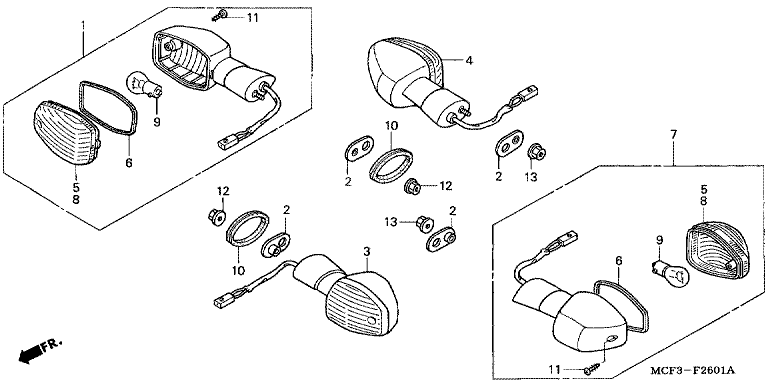 INDICATOR (VTR1000SP2/3-E/ED/F/U) (VTR1000SP4/5/6)