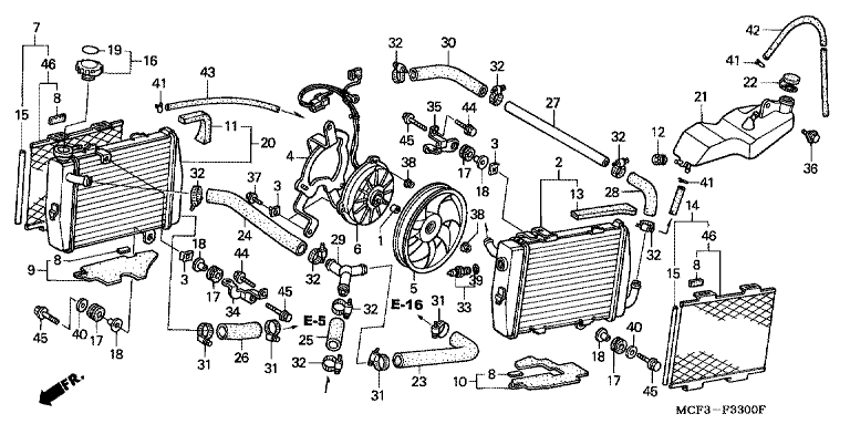 RADIATOR (VTR1000SPY/1)
