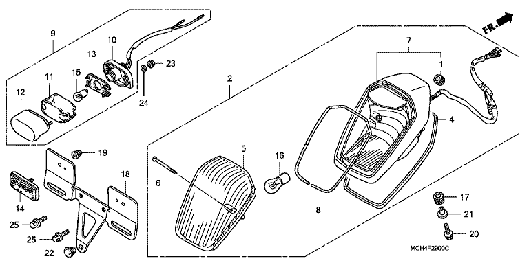 TAILLIGHT (VTX1800C)