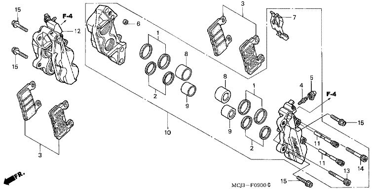 FRONT BRAKE CALIPER