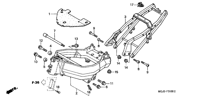 FRAME BODY (CBR900RRY,1/RE1)