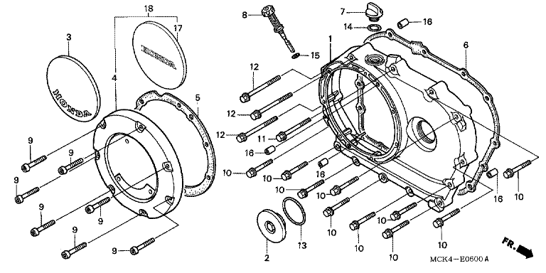 RIGHT CRANKCASE COVER