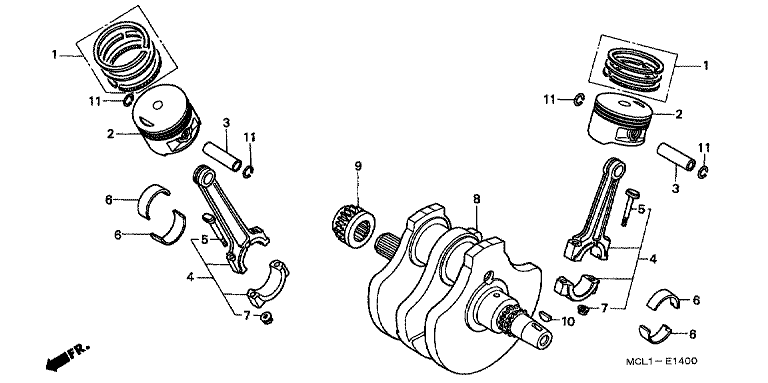 CRANKSHAFT/PISTON
