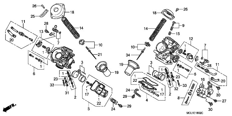 CARBURETOR COMPONENTS