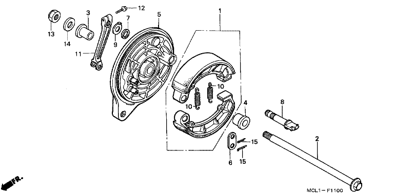 REAR BRAKE PANEL